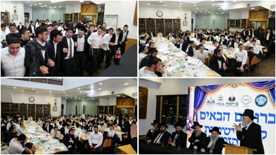 400 בחורי ישיבות בפריז: בחוץ הפגנות, בפנים מעמד מרומם