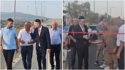 50 שנה חיכו לכביש – ח"כ מקלב סלל אותו