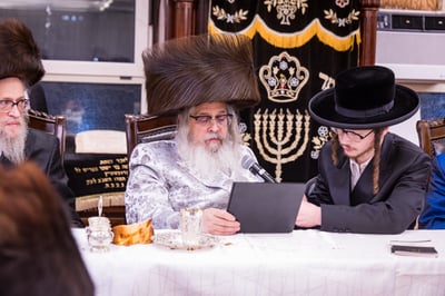 שמחת התנאים בחצרות סאטמר בערזאן