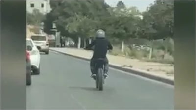 המרדף הסתיים בהפתעה: האופנוע הגנוב שייך ללוחם מהיחידה