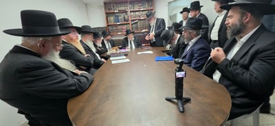 הגרמ"ה הירש בכינוס רבני הקהילות לקראת הבחירות: "הם מפחדים"