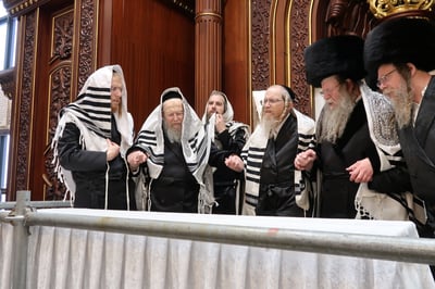 שמחת הברית לנין האדמו"ר מסלונים שליט"א