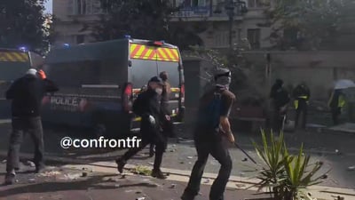 מאות אלפים ברחובות צרפת: שריפות, ביזה ועימותים אלימים