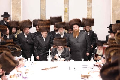 האדמו"ר מסטוטשין שליט"א בשבתו בירושלים