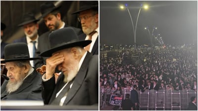 רבבות בעצרת הענק בבני ברק: "להרבות כבוד שמים"