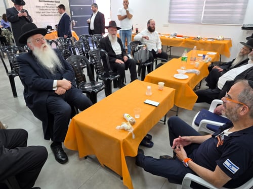 "לא יוסיף לדאבה עוד": מי הגיע לנחם את יו"ר איחוד הצלה בשבעה על אמו?