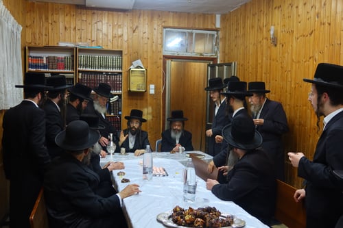 במעונו המיתולוגי של רבי שלומק'ה: האדמו"ר מזוועיהל העניק שופרות לתורמים