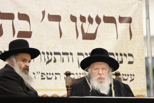 "לחיות עם מוסר": רבבות חסידי גור התאחדו למען לימוד המוסר
