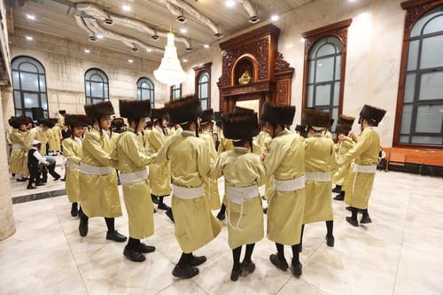 שמחה סוחפת: זקנים ונערים פיזזו ב'תולדות אהרן' 