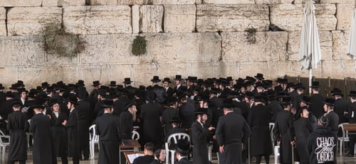 וְשָׁם נַעֲלֶה וְנֵרָאֶה | ממחרת החג, נהירה של אדמו"רים אל הכותל המערבי