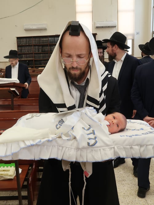 תיעוד מיוחד: ברית לנין גדולי ראש הישיבות | הסנדק: רבם המובהק של הסבות
