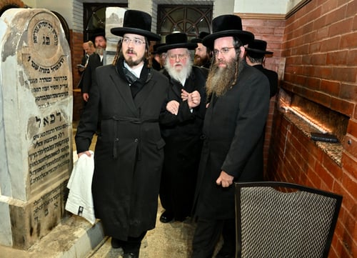 בנתיבי טהרה: הרבי מסאסוב, בביקור בזק ברומניה והונגריה עם קבוצת נגידים