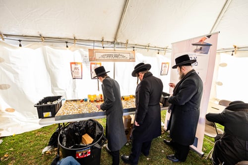 נהפך לתל תלפיות: המונים פקדו את ציון האדמו"ר שנקבר על אדמת אמריקה