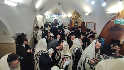שבוע לפני סאטמר | המונים פקדו את ציון הרשב"י בערב שבת מברכים