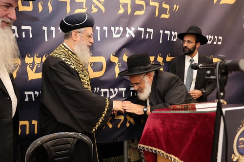 כולל ערב "ברכת אברהם" נפתח ב'פרדס כץ' בהשתתפות הראשל"צ