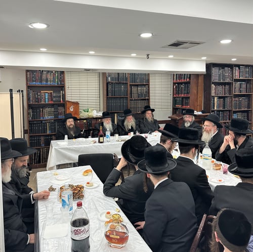 הילולא בפלטבוש, והליכה מפתיעה ללא משמשים בקודש | הרבי מקוזמיר בארה"ב 