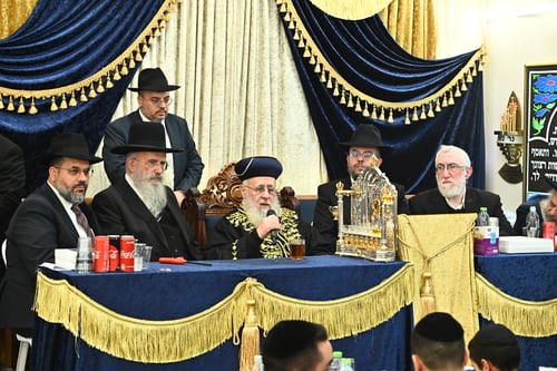 מפגן תורה וחיזוק: גדולי ישראל פיארו את המעמד המרכזי של קהילת 'עדן' ברמת גן