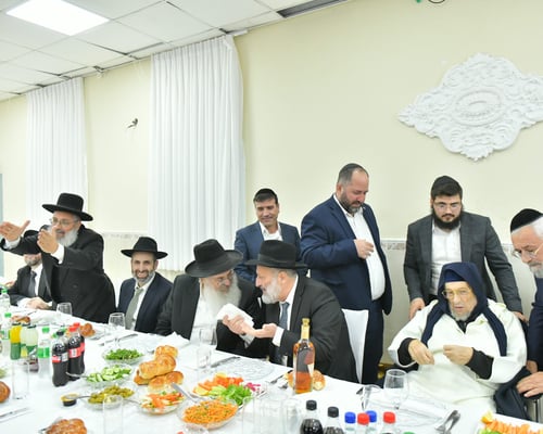 בהשתתפות שרים וחכי"ם, הילולת ה'אביר יעקב' אצל באבא ברוך בנתיבות | תיעוד
