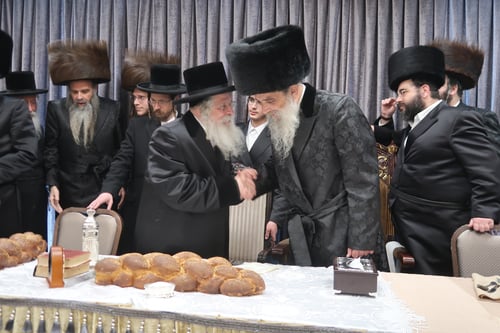 ריקודין קדישין | שמחת שבע הברכות המרומם בחצר הקודש אשלג