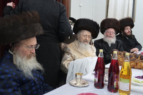 זכר צדיק לברכה | הרבי מקאליש ציין הילולת זקינו במעמד רבני העיר בית שמש 