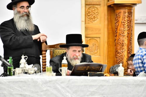 ירושלים; אלפים בטיש ט"ו בשבט בחצר הקודש רחמסטריווקא