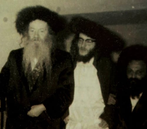 הצדיק שנצפה ליד פלאפל אליעזר | גלריה נדירה מחיי האדמו"ר שנפטר במקווה
