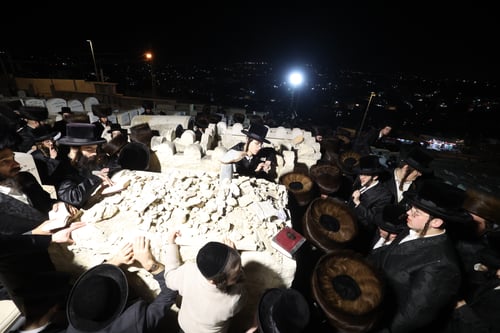 בעיר מושבו של זקנו: השבת המרוממת של האדמו"ר מביאלא ב"ב בירושלים