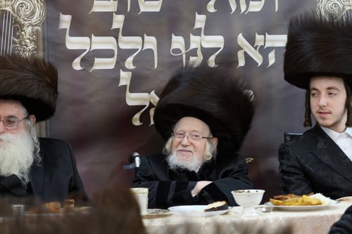 צהלה בברכפלד: חסידי קרעטשניף חגגו שבע ברכות המרכזי לבת רב הקהילה