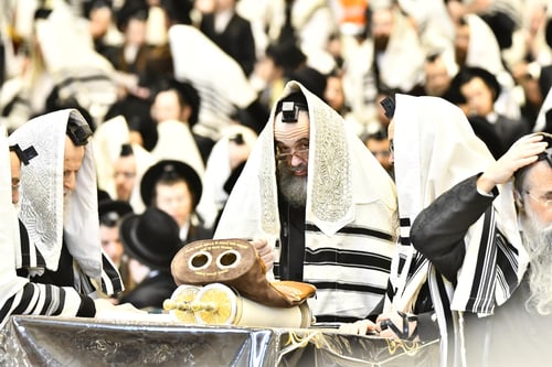 שמחה שאין לתאר | פורים של התעלות והודיה בחצר הקודש ויז'ניץ