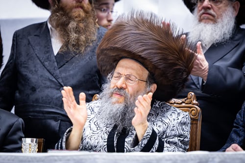 הנוצה הצהובה, שבירת הדינים וריקוד הדבקות: ימי הפורים בחצר הקודש באבוב 45