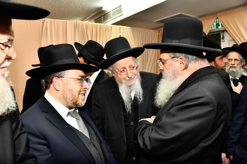 מהאולם המפואר לממ"ד בישיבה; כך נחגגה שמחת נישואי נכד הגר"י עדס בצל המלחמה