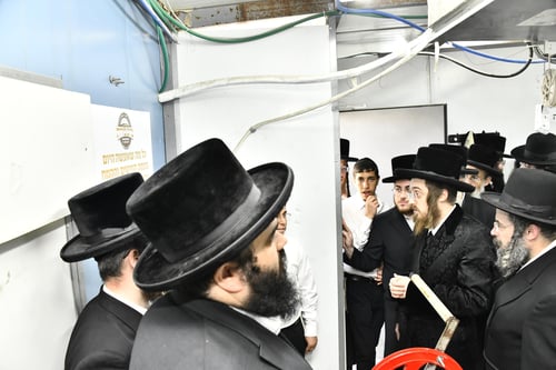 היסטוריה בממלכת בית רוז'ין: הרבי מסאדיגורה טחן לראשונה חיטים לקראת החג