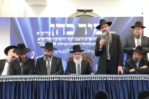 "בזכותכם צריך פחות חיילים בחזית": הגר"ז כהן במסר מהדהד לבני הישיבות