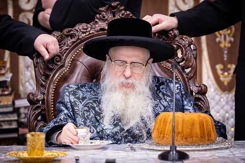 מסורת של גאונות | האדמו"ר מצאנז קלויזנבורג הפליא בפלפול גג על גג