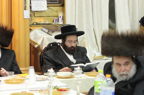 שעות ספורות לכניסת השבת; צפו בתיעוד מהילולת ה'דברי חיים' בחסידות ז'ימיגראד