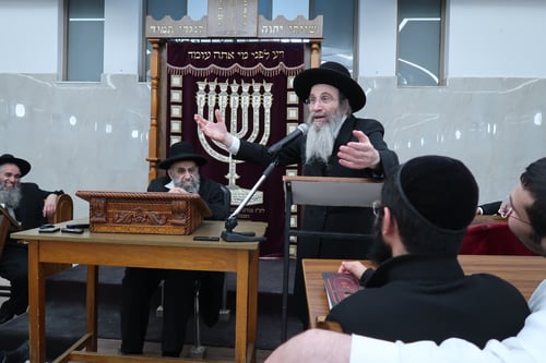 קול התורה בין החומות | המשגיח הגאון "רבי בנימין הצדיק" פתח את זמן קיץ בישיבת 'פורת יוסף'