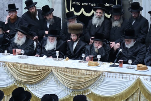 ליממה אחת בלבד; ביקור הבזק של האדמו"ר מויז'ניץ ירושלים לרגל שמחת אירוסי נכדתו