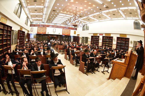 במקום בו הרביץ תורה לאלפים; עצרת הספד לזכרו של ראש הישיבה הגר"א אלטמן זצ"ל