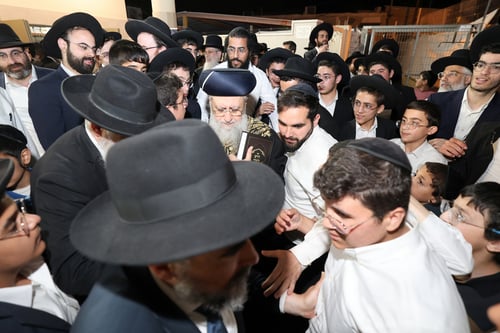 עיר התורה מתרחבת; הראשל"צ הגר"ד יוסף חנך את כולל חדש במודיעין עילית