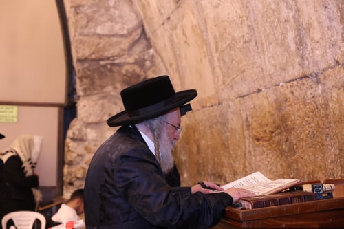נהרי אדם בשריד בית מקדשנו; עשרות רבנים פקדו את הכותל המערבי בימי התשלומין