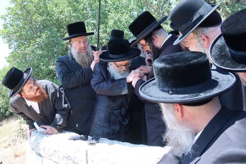 רק תפילות בלי ביקורי רבנים | זקן הפוסקים מארה"ב סיים מסע הקודש מרומם בארץ