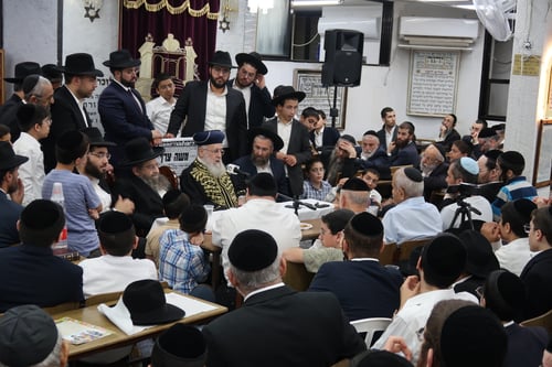 שלושים לגאון שהסתלק בפתע פתאום באמצע השמחה: גדולי ישראל התכנסו יחדיו