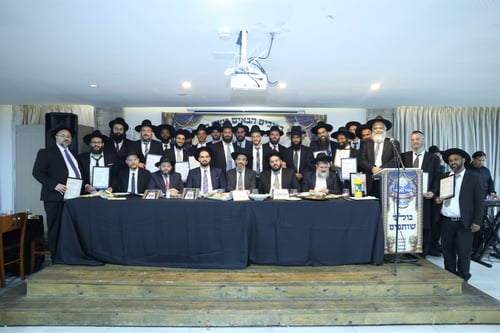 מעמד "כבוד התורה" בראשון לציון: 22 מורי הוראה הוסמכו, 8 סניפים חדשים נחנכו