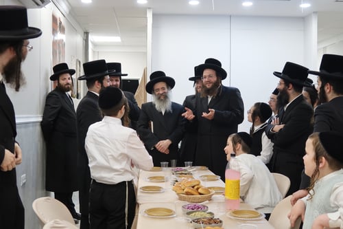 בהשתתפות האדמו"ר החסידי מהשכונה: בעלזא חנכה בית מדרש ב'מתחם הסופרים'