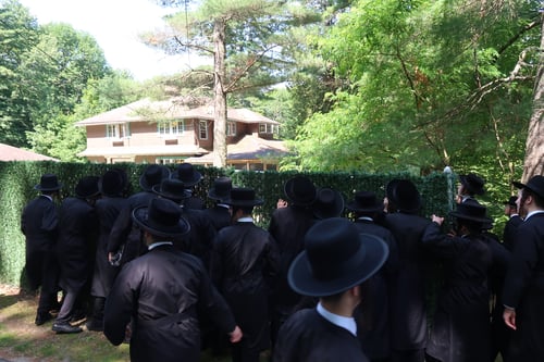 מה הרבי עושה? כשפרחי החסידים הציצו לחצרו של האדמו"ר מסאטמר