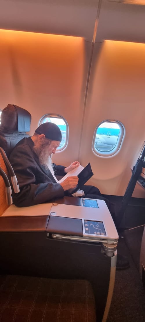 האדמו"ר השרף בהרי שווייץ לקראת הי"נ