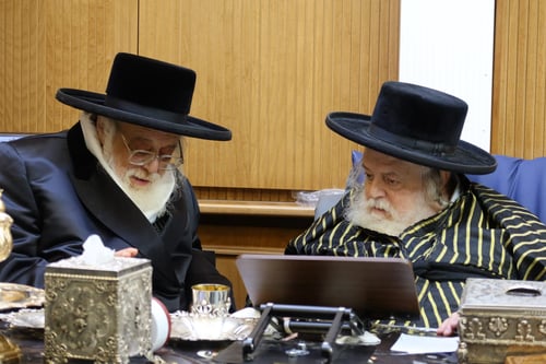 האחים האדמו"רים נפגשו לברכת השנים