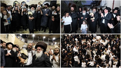 הכנסת ספר תורה במירון ביום בריאת העולם