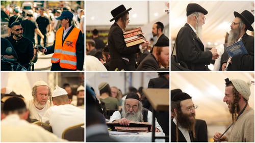 רבבות יהודים מגיעים לאומן לר"ה