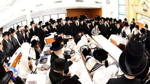 גלריה ממעמדי התרת נדרים אצל אדמו"רי בני ברק